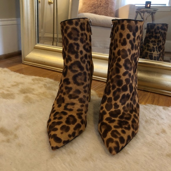 marc fisher leopard booties